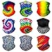 Sojourner Neck Gaiter, Bandana, Buff (9 Pack) - Face Cover for Men, Women, and Teens - Neck Warmer UV Sun Protection Gator (Festival Series 4)