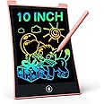 KOKODI Toys for 3 4 5 6 Years Old Girls, 10 Inch Reusable Colorful LCD Writing Tablet Doodle Board Drawing Pad for Kids, Toddler Learning Educational Birthday Stocking Stuffer Christmas Gifts