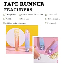 BITOSEE White Out Correction Tape and Double Sided