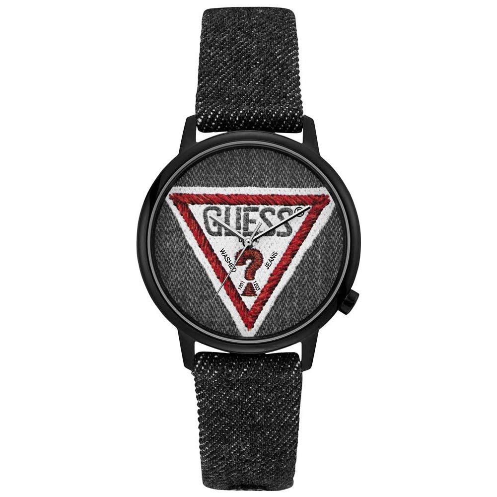 Guess Unisex Adult Quartz Analogue Watch with Fabric Strap V1014M2