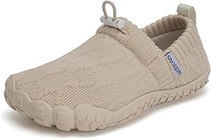 WateLves Kids Barefoot Water Shoes Boys Girls Breathable Wide Toe Slip On Beach Walking Shoes Toddler Swim Shoes Little Big Kid Minimalist Sneakers