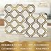 Silver Spoons Party Disposable 36 PC DINNERWARE Set Dinner Side Heavy Duty Paper Plates | for Upscale Wedding and Dining | Moroccan Collection, 18 Servings, Gold