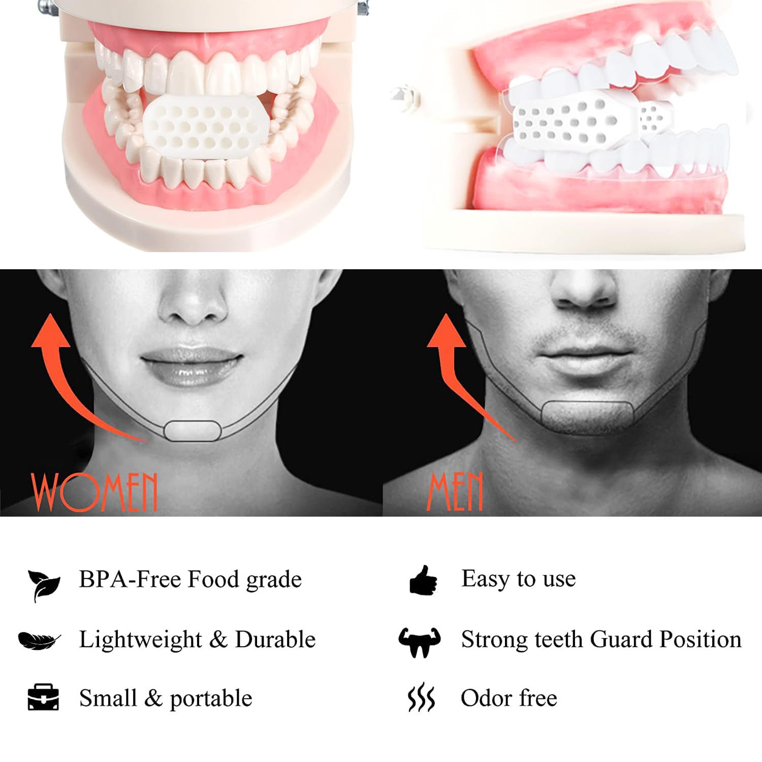 FGVOPJM Jawline Exerciser for Man and Woman 3 Resistance Levels (6 pcs) BPA Free Silicone Jaw Exerciser Gum Tablets Jaw Trainer & Jaw Exerciser Shaper for Beginner, Intermediate & Advanced Users