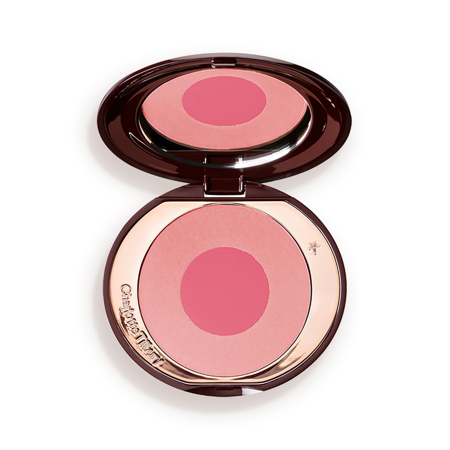 Photo 1 of Charlotte Tilbury Cheek to Chic Powder Blush - Two-Tone Cheek Makeup with a Radiant, Luminous Finish - Buildable Color that Smooths, Buffs & Blends for a Light Reflecting Glow - Love Is The Drug