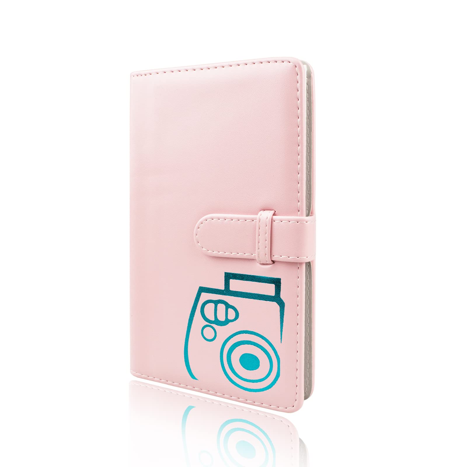 Rieibi 96 Pockets Mini Photo Album, Wallet PU Leather Photo Album for Fujifilm Instax Mini 12/11/8/9/7s/25/70/90/Mini Evo Instant Camera, Colorful Photo Album for Polaroid