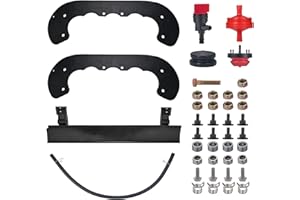 Mikatesi 99-9313 Snow Blower Rubber Paddles 2PCS for Toro CCR 99-9313 Power Clear 621 721 Snowblower with Scraper Bar 133-5585 Hardware Kit & Carburetor Kit