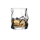 Bormioli Rocco Sorgente Whisky Glasses Set of 2 420ml Unique Design