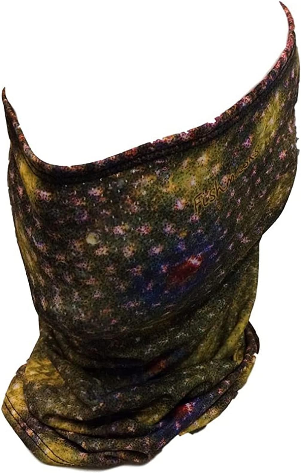 Fishmasks Single Layer Neck Gaiter - Protection From Sun, Surf, Wind And Moisture, For Men And Women - Fishing Neck Gaiter Made In The USA - UPF 50+, Moisture-Wicking Performance Fabric {Brook}