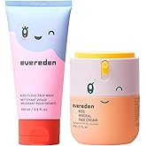 Kids Healthy Morning Duo: Clean & Vegan Skin Care for Kids Bundle | Skin Care Cloud Face Wash + SPF 20 Mineral Face Cream | Non-Toxic | Non-Comedogenic | Fun | Easy-to-Use Skincare