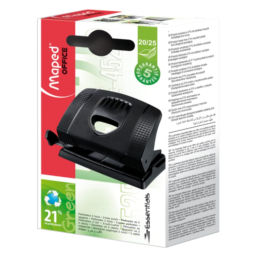 Maped Punch, 25 Sheets, Black, M452511