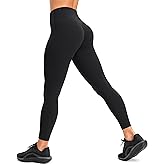 Colorfulkoala Sculptiva Butt-Lifting Hidden Scrunch Leggings for Women, No Front Seam High-Waisted Yoga Pants