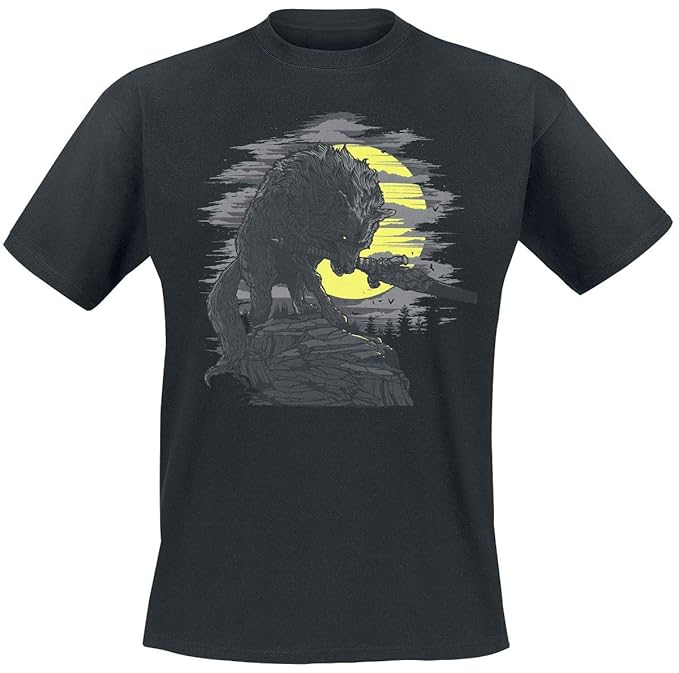 Dark Souls Great Grey Wolf T-Shirt schwarz