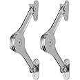 Lid Stay Hinges Heavy Duty-Toy Box Hinges Soft Close Macaro Lid Stay Support for Chest Toy Box Soft Close Hinge Support 50lb/2pcs