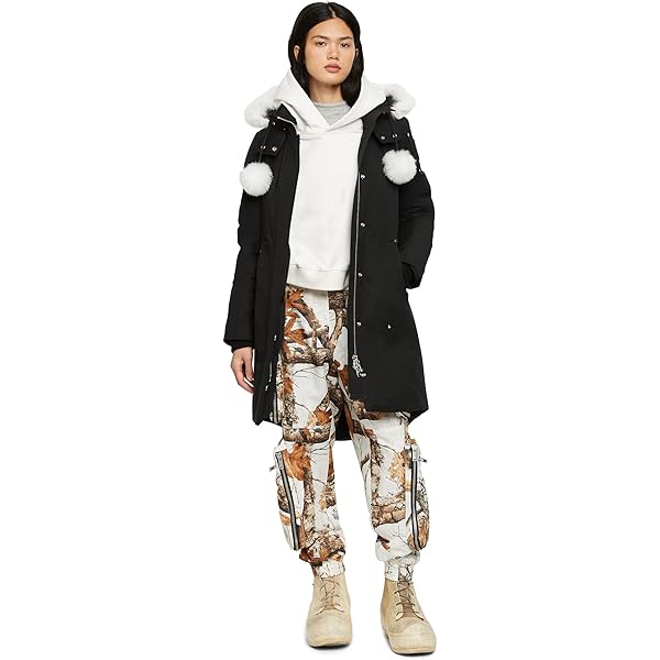 Amazon.com: Moose Knuckles Women's 3Q Jacket, Navy with Black