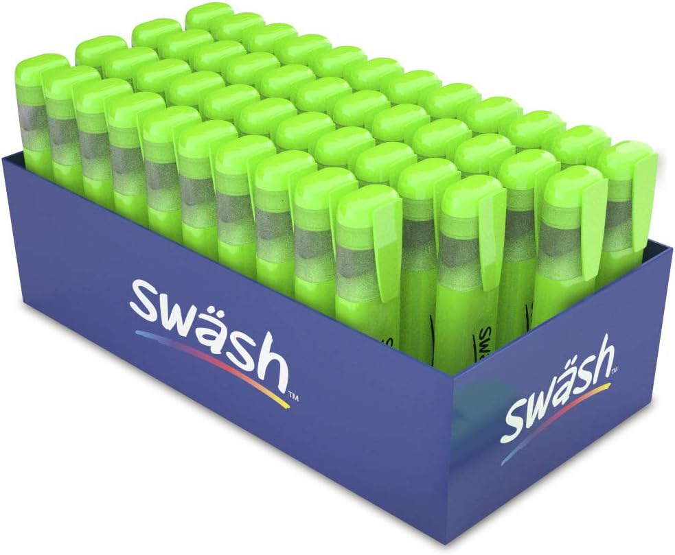 Swash Premium Highlighter Pens 48 Pieces, Green