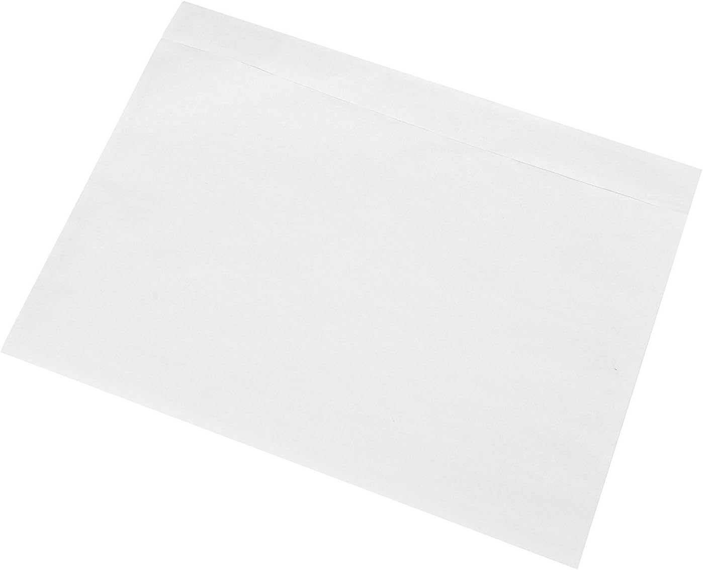 MFLABEL - Clear Adhesive Top Loading Packing List 7.5" x 5.5" Shipping Label Envelopes Pouches - 100pcs : Office Products
