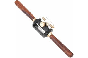 10'' Adjustable Spokeshave with Flat Base, Portable Woodworking Planes Wood Working Hand Tool Perfect for Wood Craft, Carving