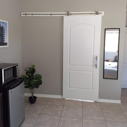 Herraje para Puerta Corredera Kit 5ft-13ft Kit completo de herrajes