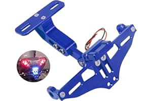 Worldmotop Motorcycle License Plate Bracket Fender Eliminator Kit Universal Replacement for Yamaha Kawasaki Honda Ducati Suzu