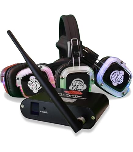 サイレントディスコ　ワイヤレスヘッドフォン20個セット　DJイベント　パーティー サイレントディスコ ワイヤレスヘッドフォン20個セット DJ