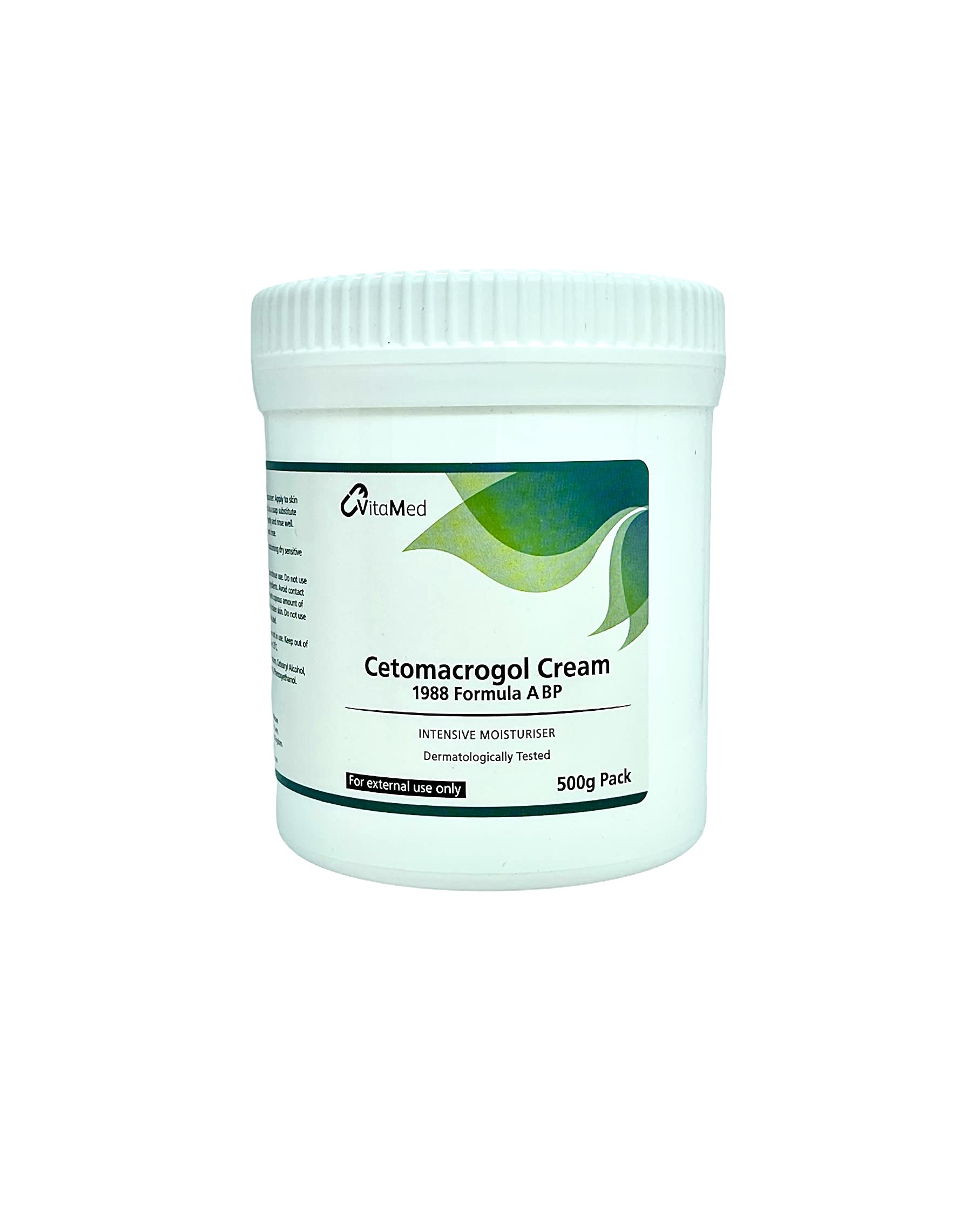 Vitamed Cetomacrogol 1988 Formula A BP Cream 500g Jar