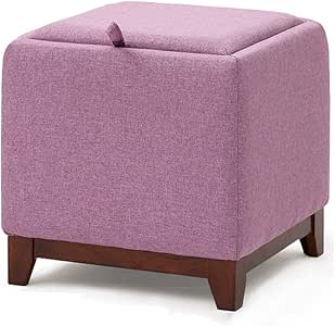 XMXYJUDT LYX Taburete de Almacenamiento, Moderno, Taburete Cuadrado