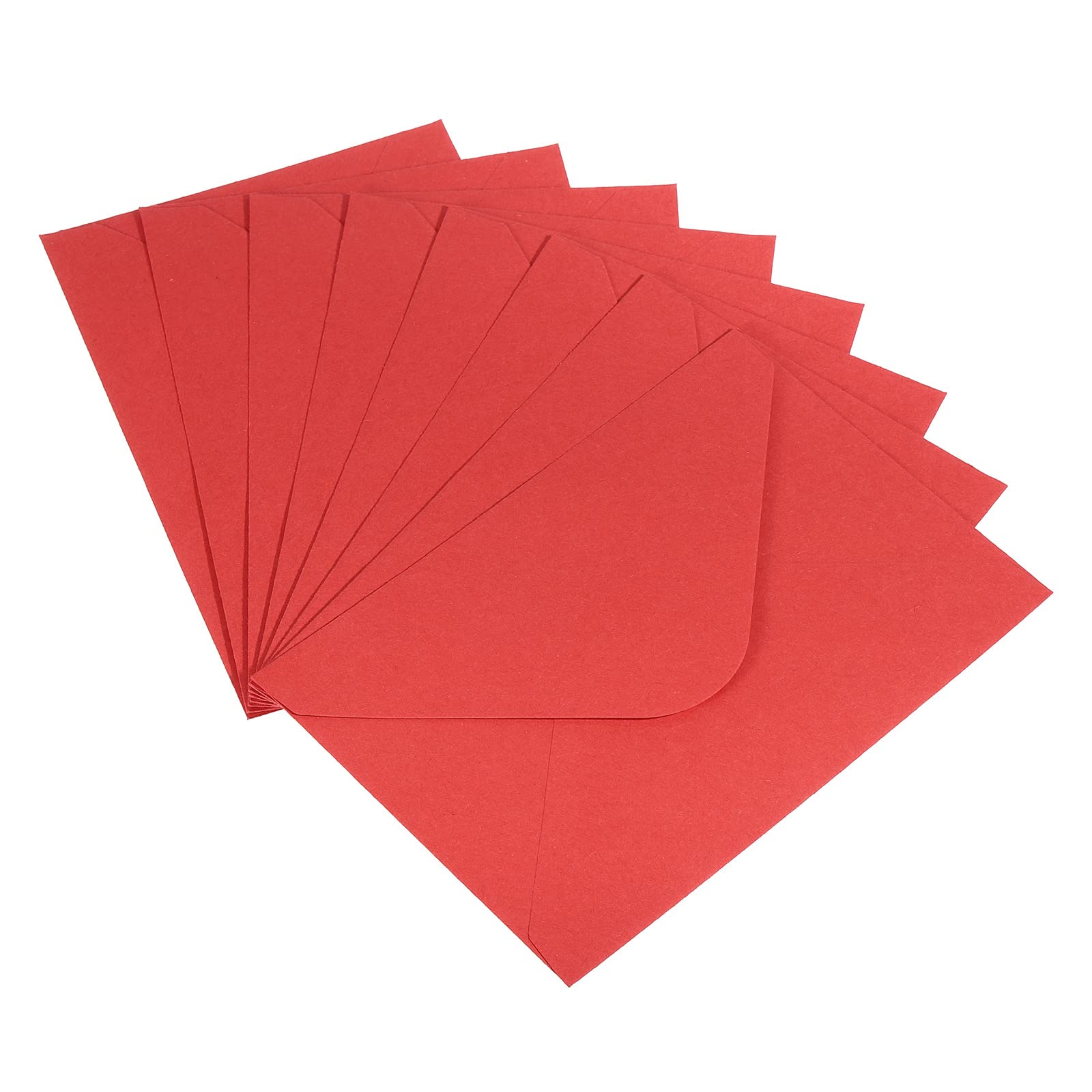 PATIKIL Mini Envelopes, 50 Pack Gift Cards Business Cards Envelope for Greeting Weddings, Red — image 1