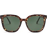 SOJOS Trendy Polarized Sunglasses for Women Classic Retro Square Womens Shade Sunnies SJ2333