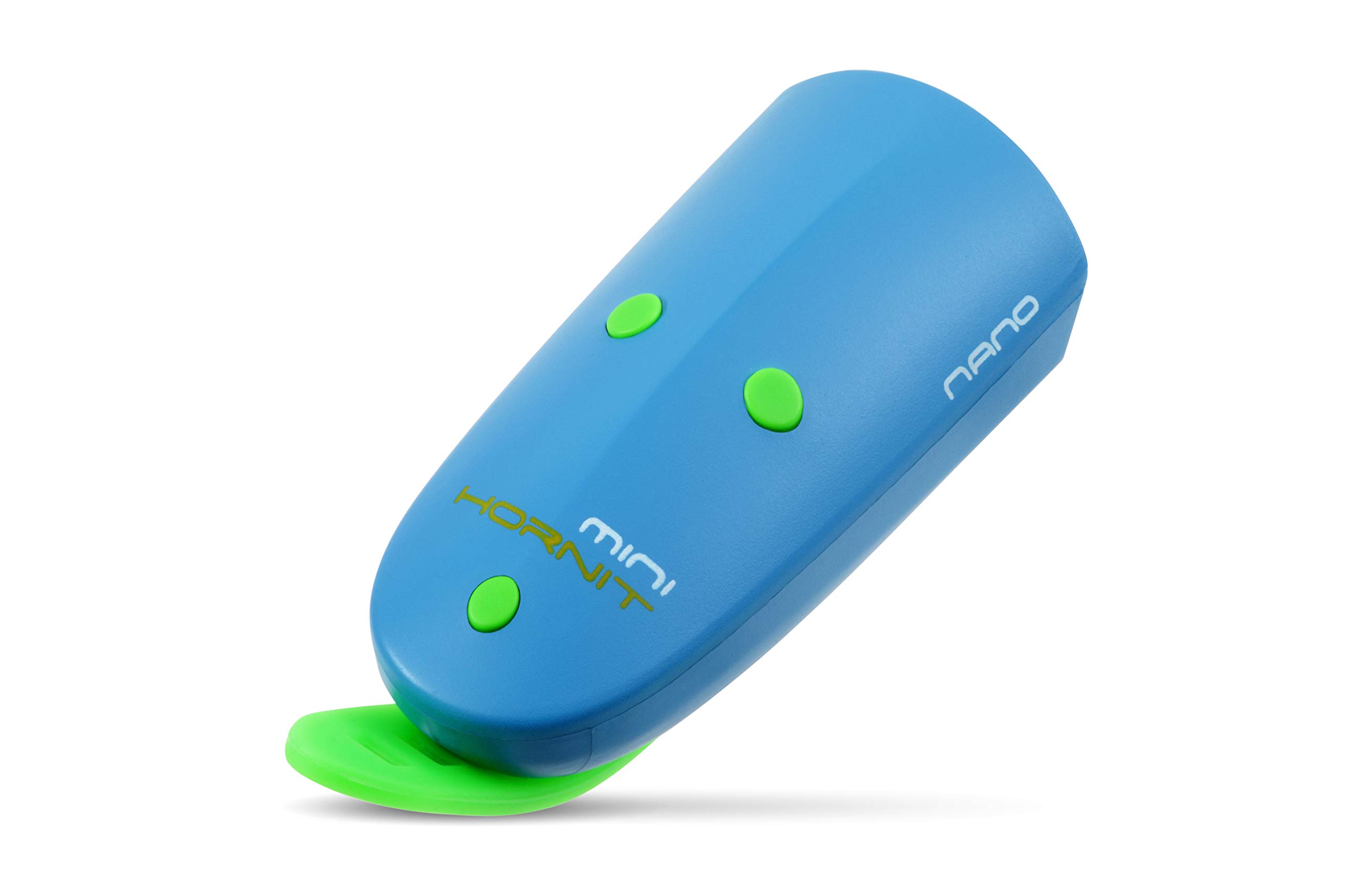 Hornit Mini Nano - Bike & Scooter Horn and Light for Children and Kids - 15 Sound Effects / 3 Light Settings