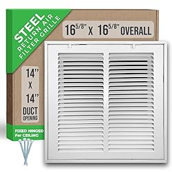 Fits 12x12 Duct Opening | Steel Return Air Filter