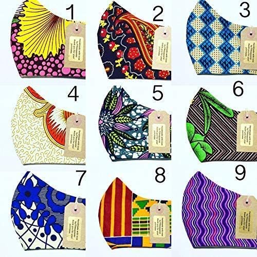 100% Eco Friendly Cotton Handmade Face Mask (Wash and Reuse) 1pcs