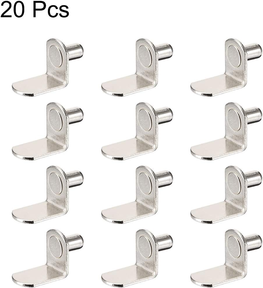 sourcing map Shelf Support Peg,6mm L-Shaped Support - Image 4
