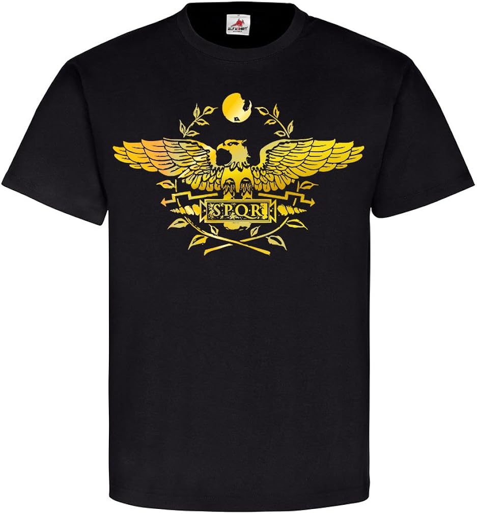 Senatus Populusque Romanus Standarte Rom Römer Banner Adler T Shirt