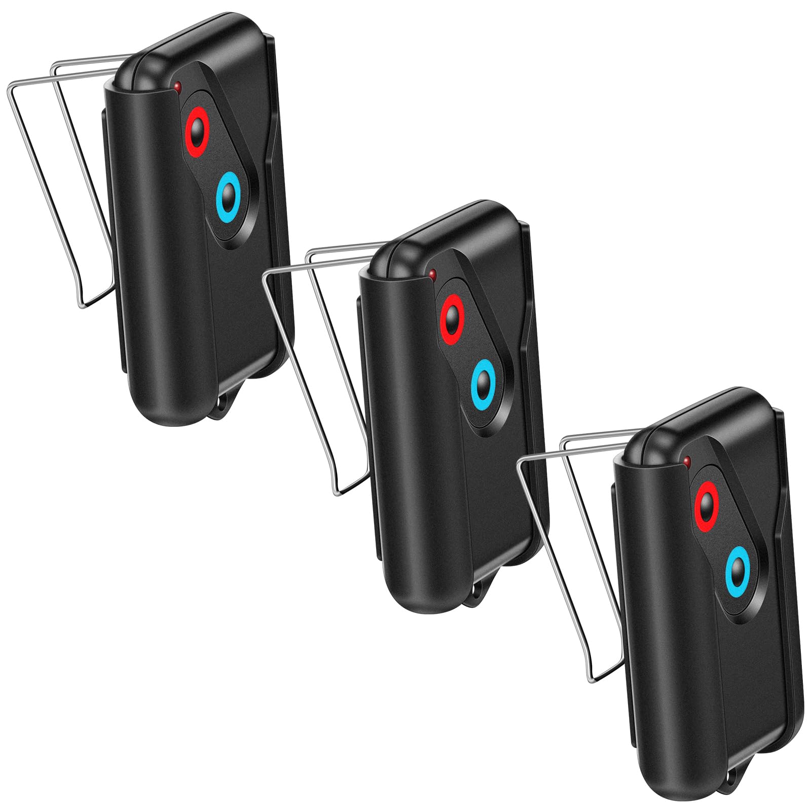 Photo 1 of Kingdder 3 Pcs Garage Door Remote Compatible with Guardian 2211 l 2 Button Garage Door Remote Transmitter 303mhz/390mhz Black Gate Opener Transmitter with Keychain and Base