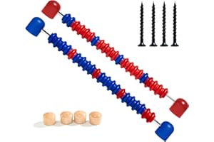 Zdgao Shuffleboard Score Keeper - Abacus Bead Score Counter, Wooden Shuffleboard Scorer for Shuffleboard Tables with Installing Hardwares