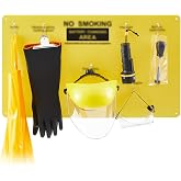 7 Pcs Complete Forklift Battery Protective Handling PPE Kit | PPE Equipment for Lift Battery Water Handling, Propane Tasks, Warehouse Safety Gear Storage