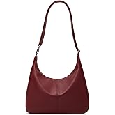 Slouchy PU Leather Hobo Bags Women Underarm Shoulder Bag Trendy Crescent Crossbody Purses College Travel Tote Handbag 2025