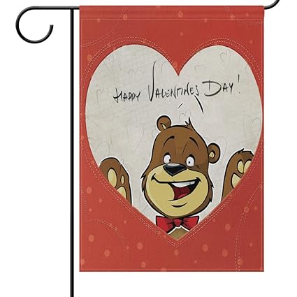 Amazon Com Valentine S Day Garden Flag 12 X 18 Double Sided