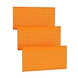 TORACK 3Pcs Metal Pegboard Panels for Wall Garage