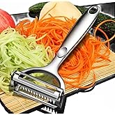 Huakai Multifunction Vegetable Peeler Julienne Peeler for Kitchen (2-in-1 peeler)