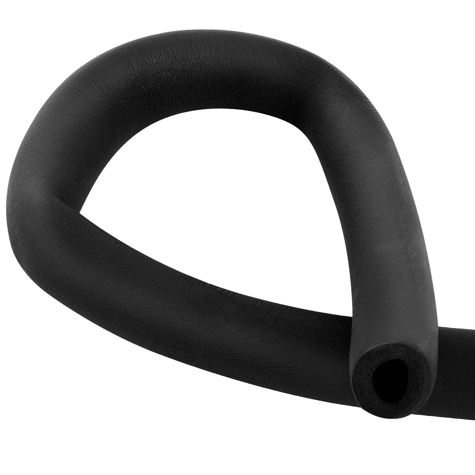 Kajaia Pipe Insulation Foam Tube Outdoor Pipe Lagging Cover Wrap Roll Black Cladding Hollow Hose Heat Preservation for Exercise Machine Handle Winter Protection(16 mm Inner Diameter, 1.8 Meter Long)