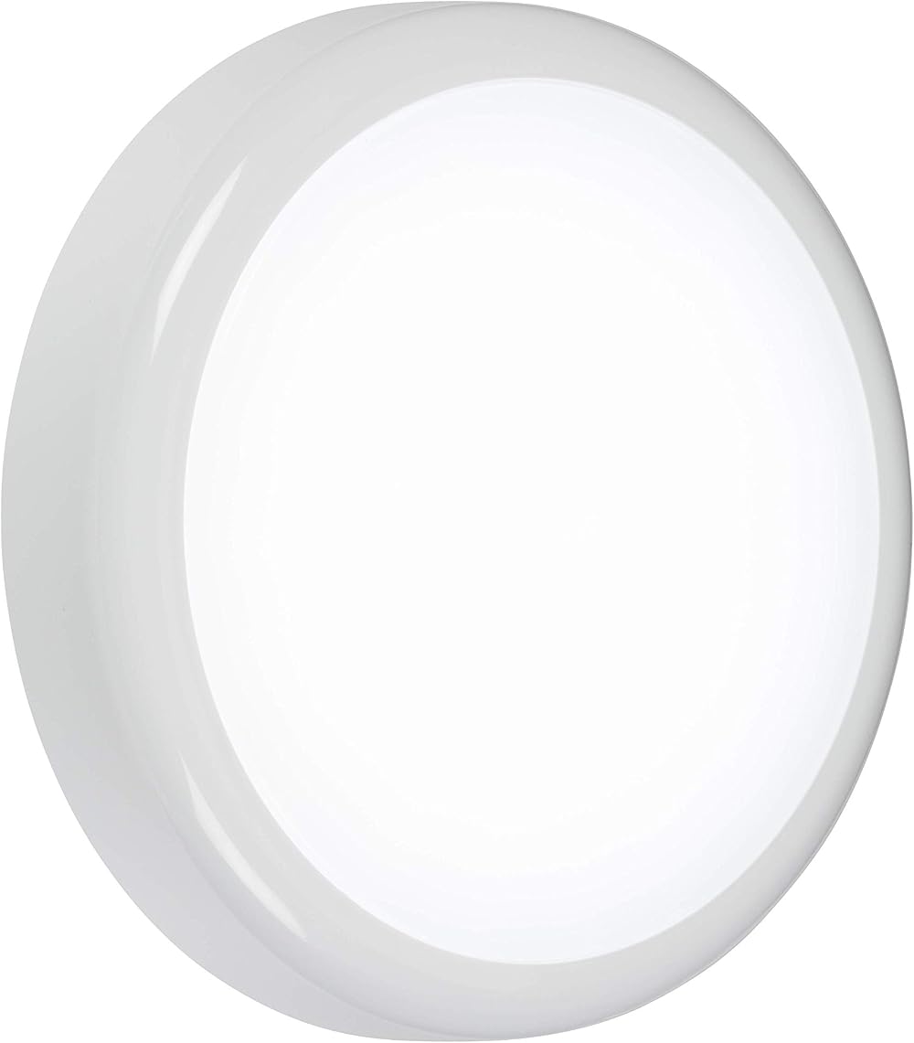 Knightsbridge 230V 9W IP44 LED Emergency Bulkhead Light 4000K 256mm