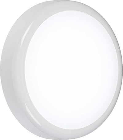 Knightsbridge 230V 9W IP44 LED Emergency Bulkhead Light 4000K 256mm