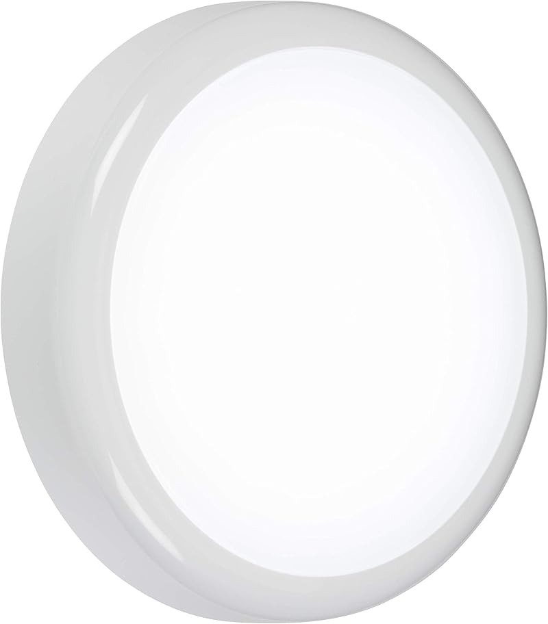 Knightsbridge 230V 9W IP44 LED Emergency Bulkhead Light 4000K 256mm