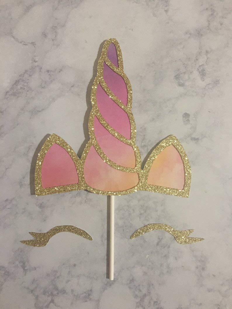 Amazon.com: Unicorn Cake Topper, Unicorn Cake Topper Set: Handmade