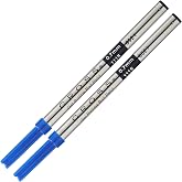Cross Selectip Gel Rollerball Pen Refill, Dual Pack, Blue Ink, 0.4mm | Professional-Grade Refill for Effortless Writing and Journaling, Bold Gel Ink, Smooth Laydown, Quick-Drying Ink