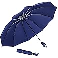 LANBRELLA Umbrella Windproof Compact Travel Umbrella Auto Open Close for Rain