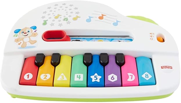 Fisher Price Piano Joue Et Apprendre Jouet Musical Pour Bebe 6 Mois Mattel Gfk00 Version Espagnole Amazon Fr Jeux Et Jouets