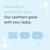 MAM Night Soothers 6-18 Months 2 Pack Glow in the Dark Grey/Cream view 7