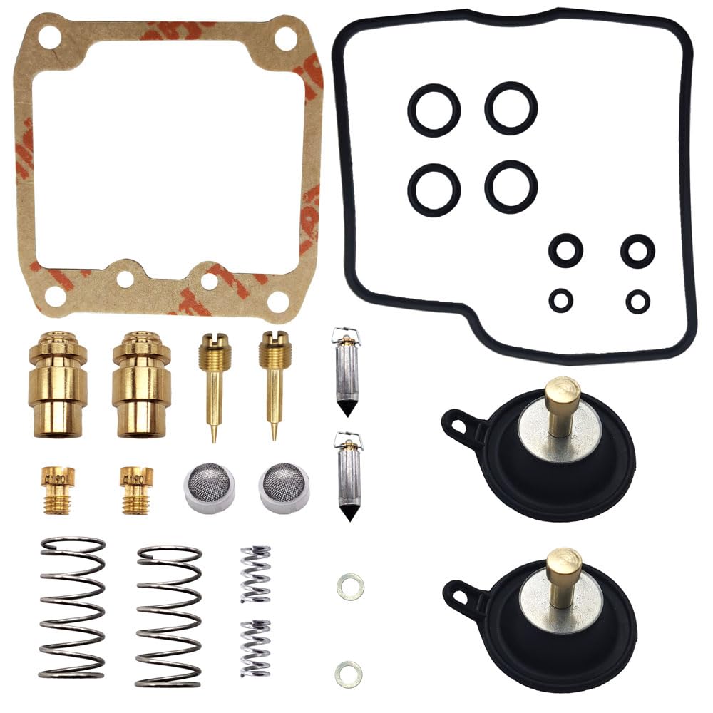Condition photo showing New/Like New for 2-pack carb carburetor rebuild repair kits replacement for suzuki intruder 800 vs800gl 1400 vs1400gl